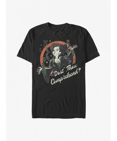 Discount Disney Hocus Pocus Winnie Dost Thou Comprehend T-Shirt $8.80 T-Shirts