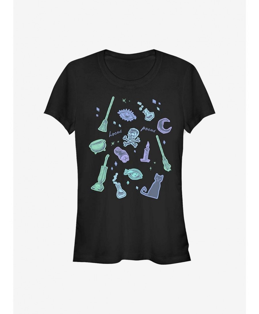 Premium Disney Hocus Pocus Spooky Jumble Girls T-Shirt $9.56 T-Shirts