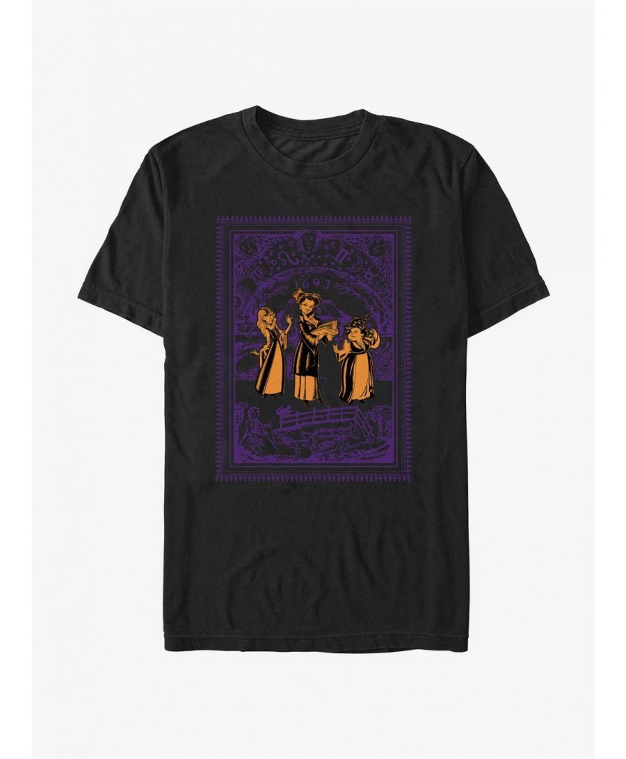 Limited-time Offer Disney Hocus Pocus Sisters Sarah, Winnie, and Mary Extra Soft T-Shirt $9.57 T-Shirts