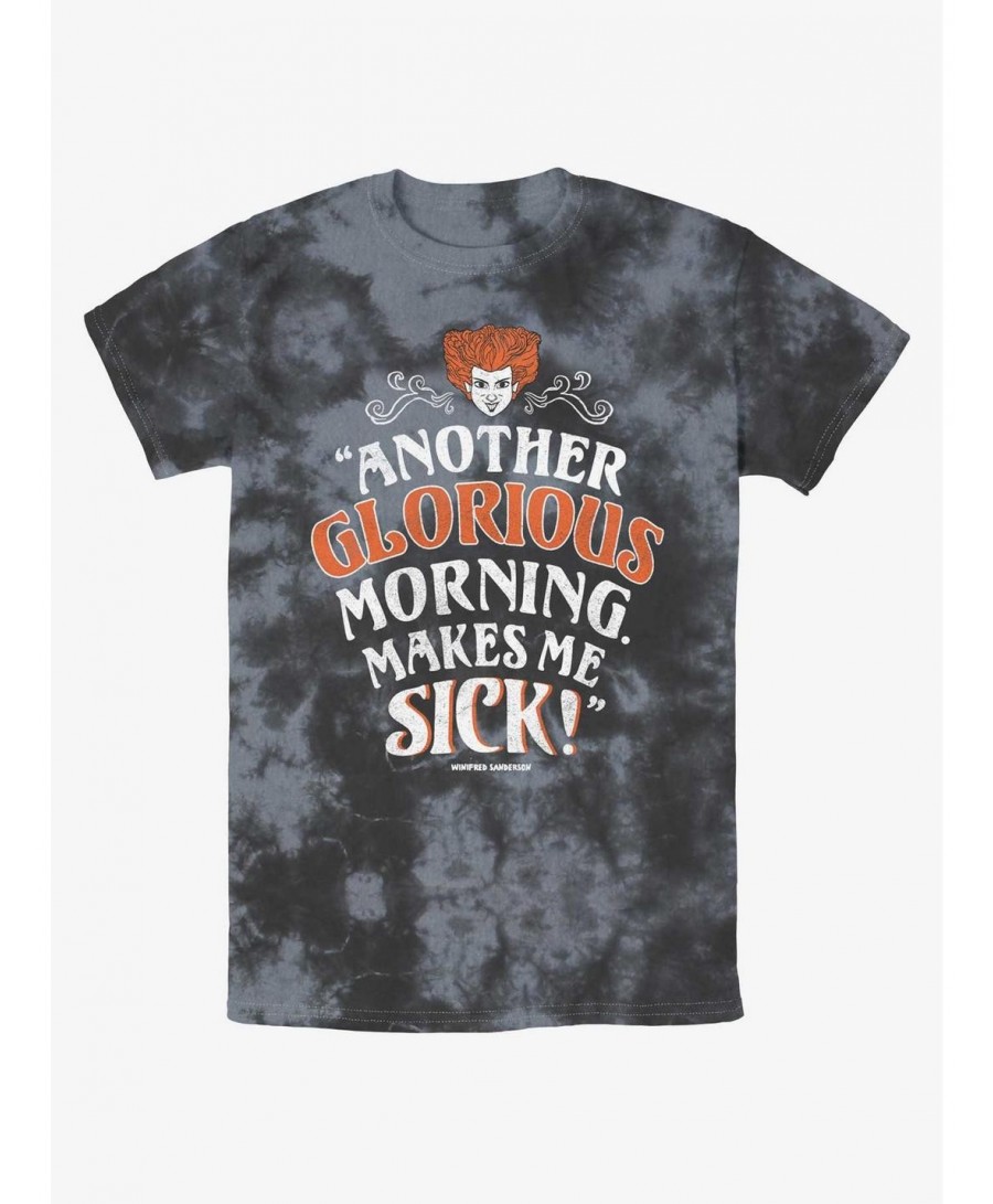 Exclusive Price Disney Hocus Pocus Winnie Another Glorious Morning Tie-Dye T-Shirt $10.36 T-Shirts