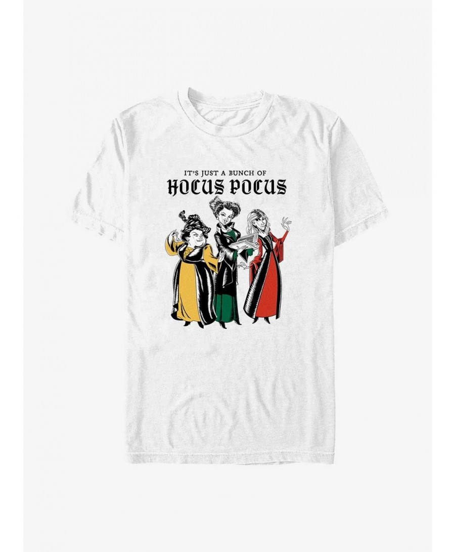 Bestselling Disney Hocus Pocus Sanderson Sisters Bunch of Hocus Pocus T-Shirt $8.99 T-Shirts