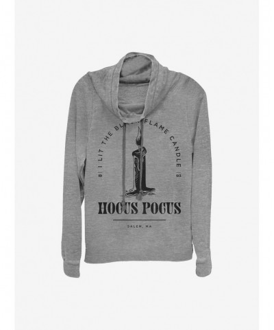 Crazy Deals Disney Hocus Pocus Candle Stamp Cowlneck Long-Sleeve Girls Top $13.29 Tops