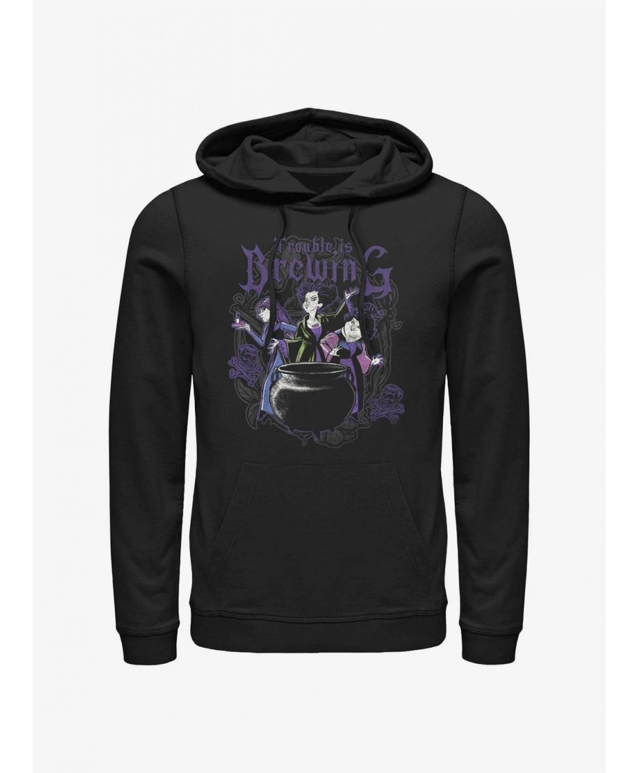 Cheap Sale Disney Hocus Pocus Trouble Is Brewing Hoodie $16.52 Hoodies