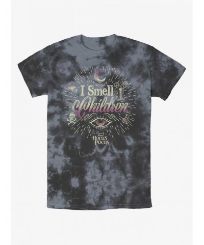 Crazy Deals Disney Hocus Pocus I Smell Children Tie-Dye T-Shirt $9.74 T-Shirts