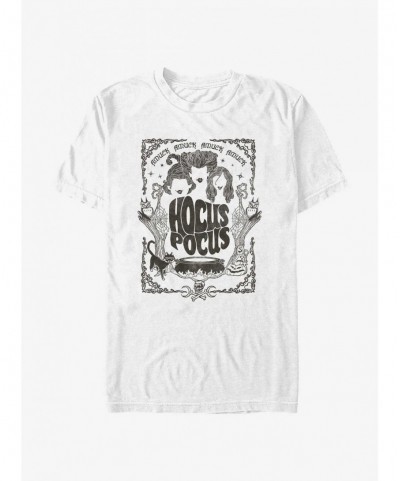 Exclusive Disney Hocus Pocus Halloween Poster T-Shirt $8.80 T-Shirts