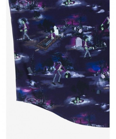 Seasonal Sale RSVLTS Disney Hocus Pocus "Billy's Graveyard Shift" KUNUFLEX Short Sleeve Shirt $31.20 Others