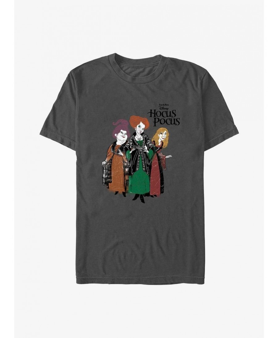 Pre-sale Disney Hocus Pocus Mary, Winnie, and Sarah Logo T-Shirt $5.93 T-Shirts