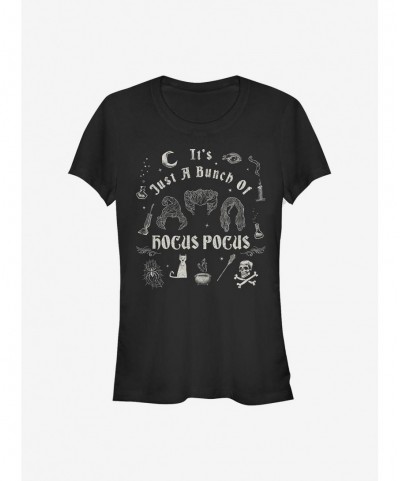 Crazy Deals Disney Hocus Pocus A Bunch Of Hocus Pocus Girls T-Shirt $6.18 T-Shirts