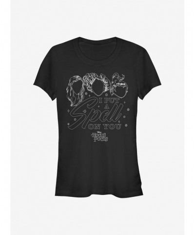 Value Item Disney Hocus Pocus Put A Spell Girls T-Shirt $7.77 T-Shirts