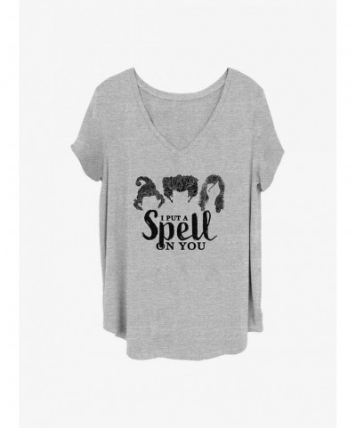 Fashion Disney Hocus Pocus I Put A Spell On You Girls T-Shirt Plus Size $7.40 T-Shirts