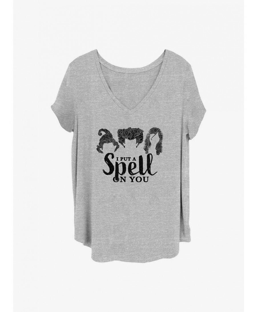 Fashion Disney Hocus Pocus I Put A Spell On You Girls T-Shirt Plus Size $7.40 T-Shirts