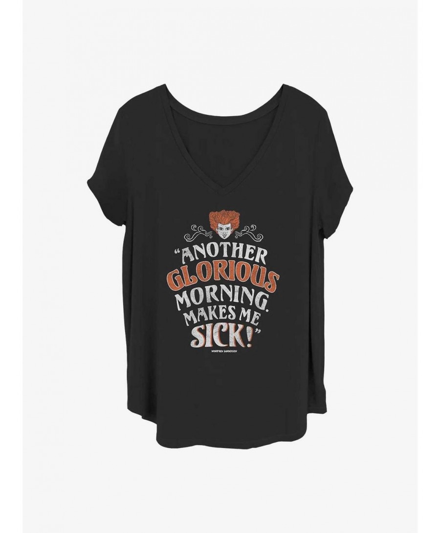 Hot Sale Disney Hocus Pocus Another Glorious Morning Girls T-Shirt Plus Size $8.79 T-Shirts