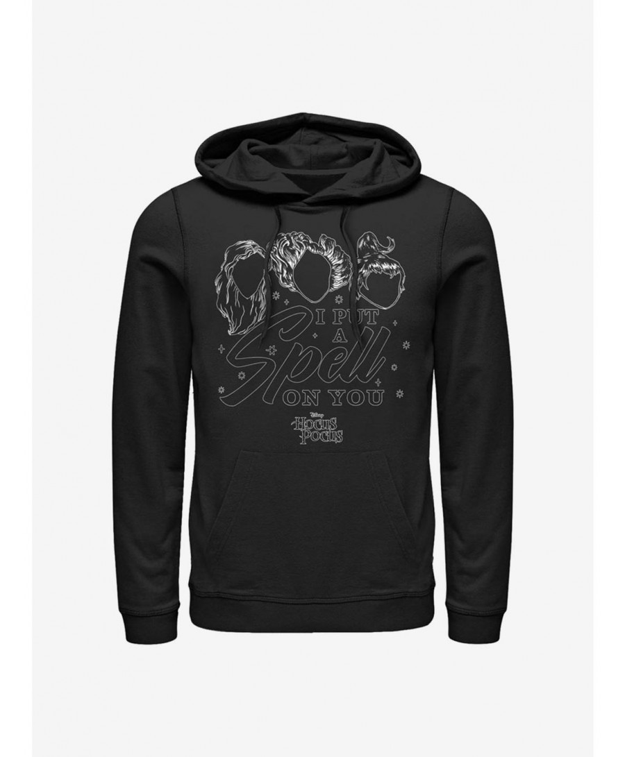 Huge Discount Disney Hocus Pocus I Put A Spell On You Hoodie $15.09 Hoodies