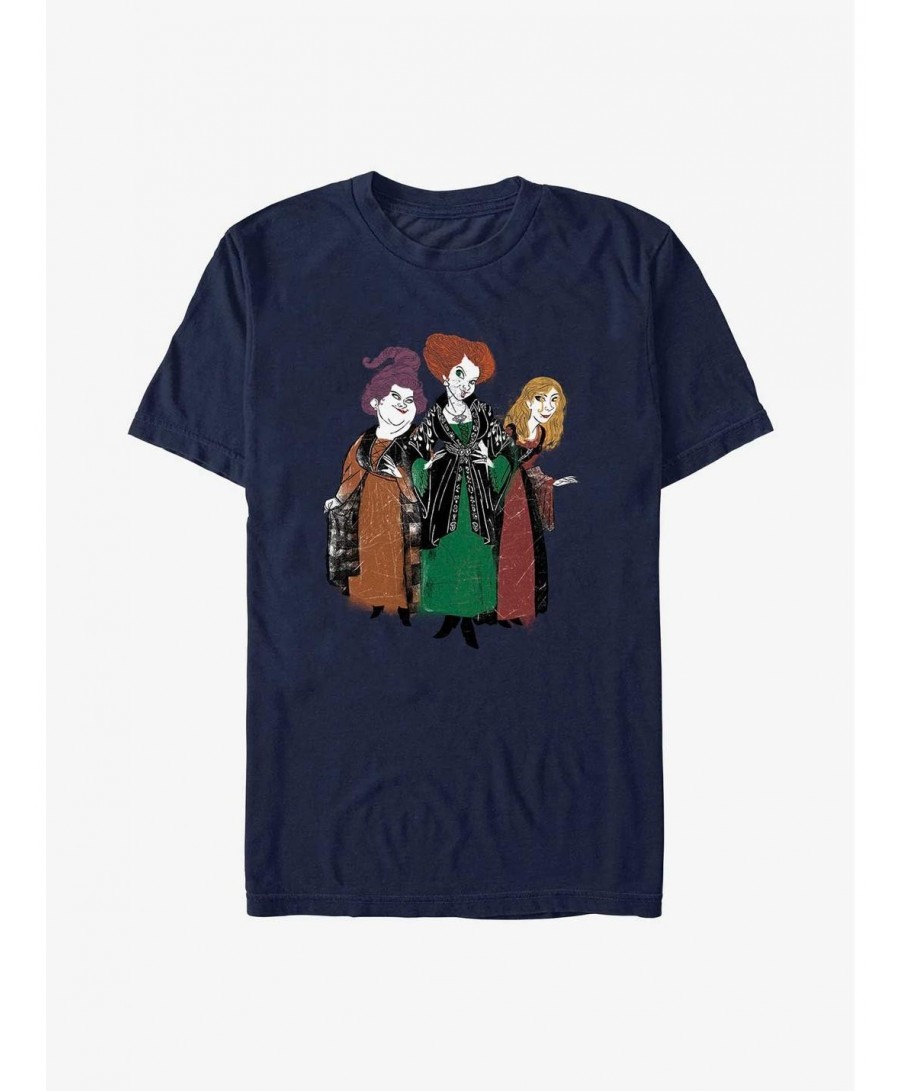 Clearance Disney Hocus Pocus Mary, Winnie, and Sarah T-Shirt $7.27 T-Shirts