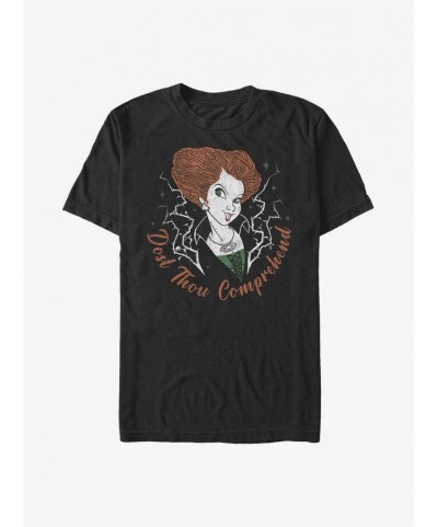 Flash Sale Disney Hocus Pocus Winnie Dost Thou Comprehend T-Shirt $6.12 T-Shirts