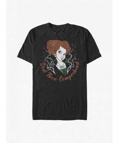 Flash Sale Disney Hocus Pocus Winnie Dost Thou Comprehend T-Shirt $6.12 T-Shirts