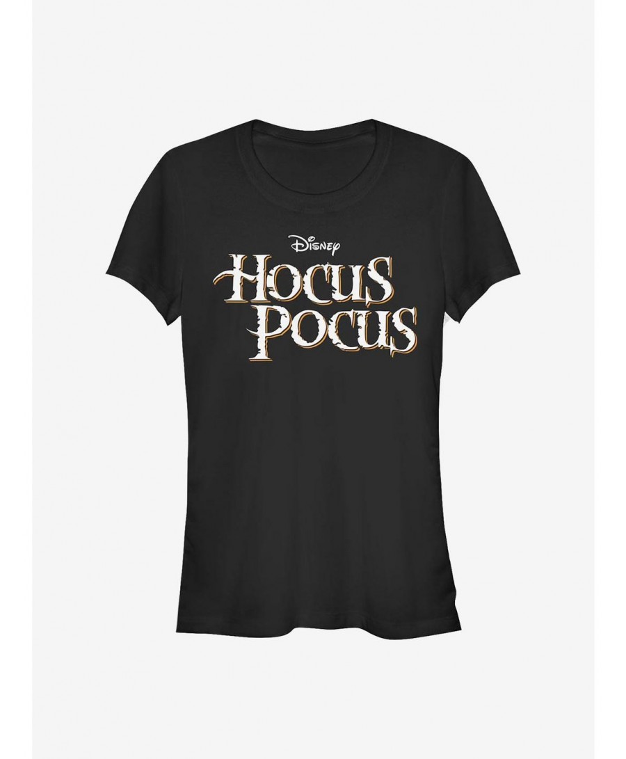 Sale Item Disney Hocus Pocus Hocus Pocus Logo Girls T-Shirt $9.36 T-Shirts