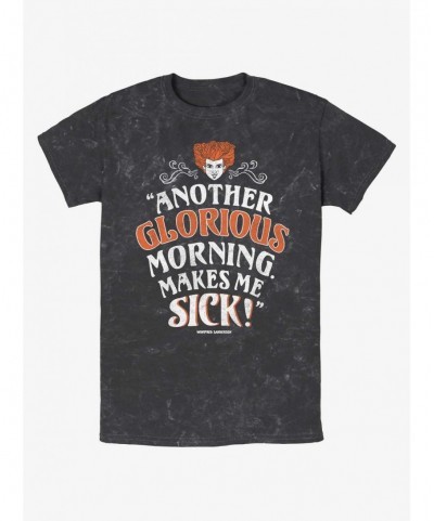 Exclusive Price Disney Hocus Pocus Winnie Another Glorious Morning Mineral Wash T-Shirt $7.67 T-Shirts