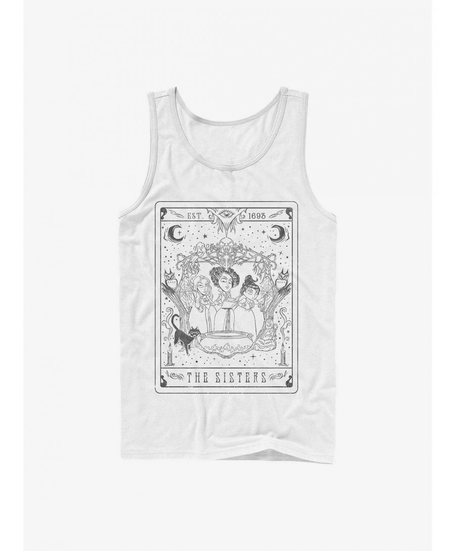 Discount Sale Disney Hocus Pocus The Sisters Tarot Tank $6.37 Tanks