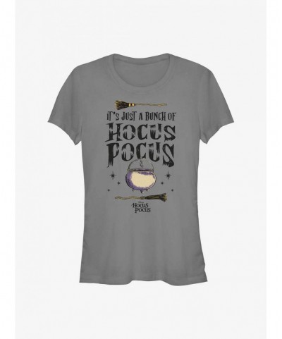 Limited Time Special Disney Hocus Pocus Couldron Broom Girls T-Shirt $7.57 T-Shirts