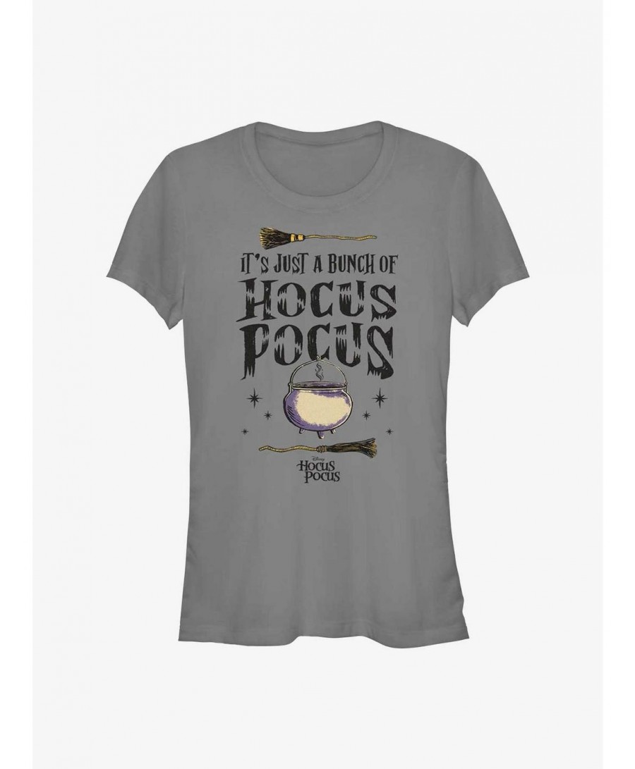 Limited Time Special Disney Hocus Pocus Couldron Broom Girls T-Shirt $7.57 T-Shirts